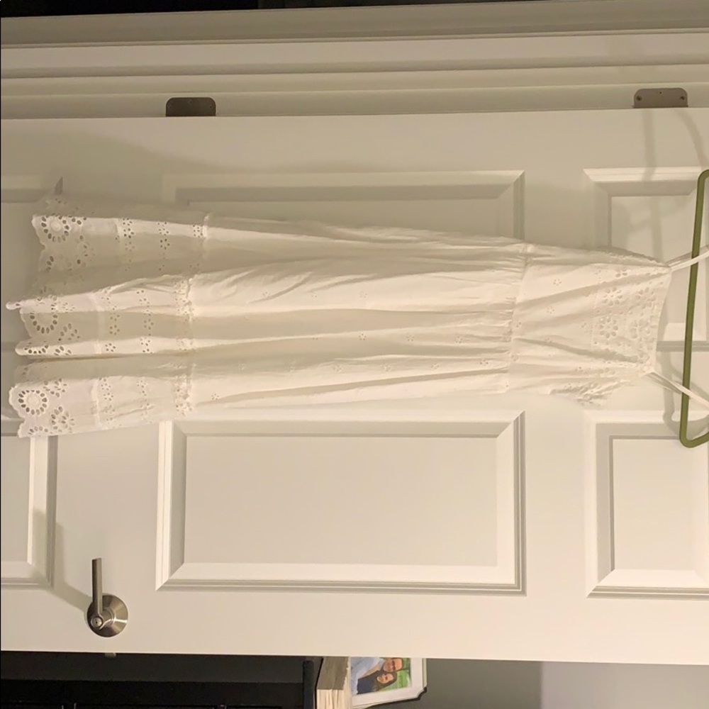 Cotton Eyelet midi dress